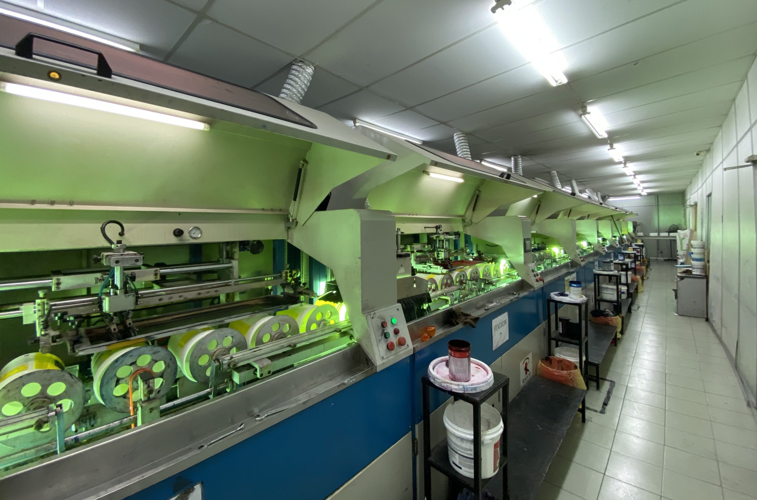 UV silk screen printing